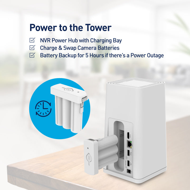 AllSecure650 2K Wireless Security Kit with 2 x Wire-Free Cameras & Power Hub |  SWNVK-650KH2