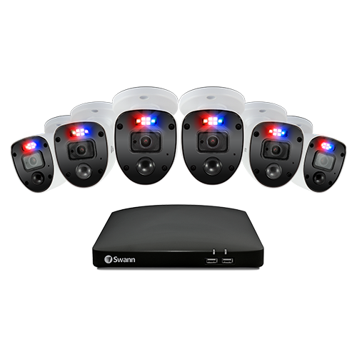 Home 6 Camera 8 Channel 1080p Full HD DVR Security System