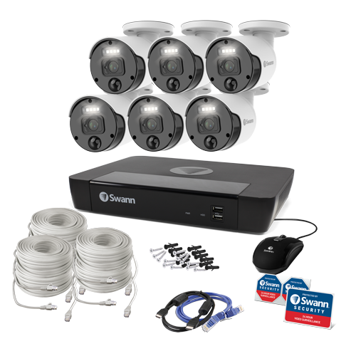 6 Camera 8 Channel 4K Master-Series NVR Security System | SWNVK-876806