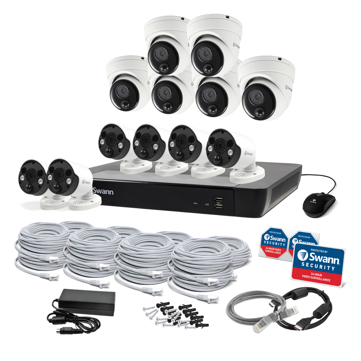12 Camera 16 Channel 4K Ultra HD Professional NVR Security System | SONVK-1686806FB6D