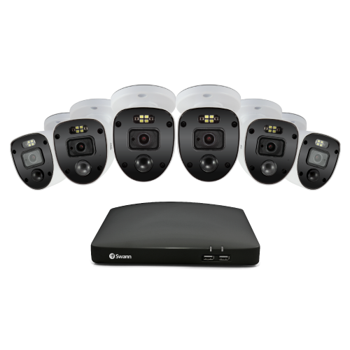 Home 6 Camera 8 Channel 1080p Full HD DVR Security System