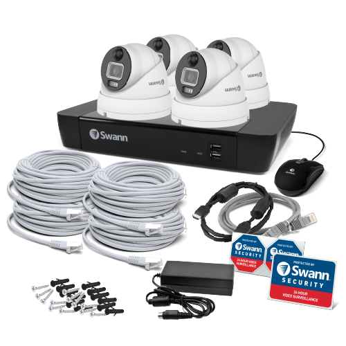 4 Camera 8 Channel 6K 12MP Mega HD Professional NVR Security System | SWNVK-890004D
