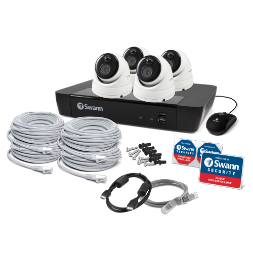 4 Camera 8 Channel 4K Master-Series NVR Security System | SWNVK-876804D