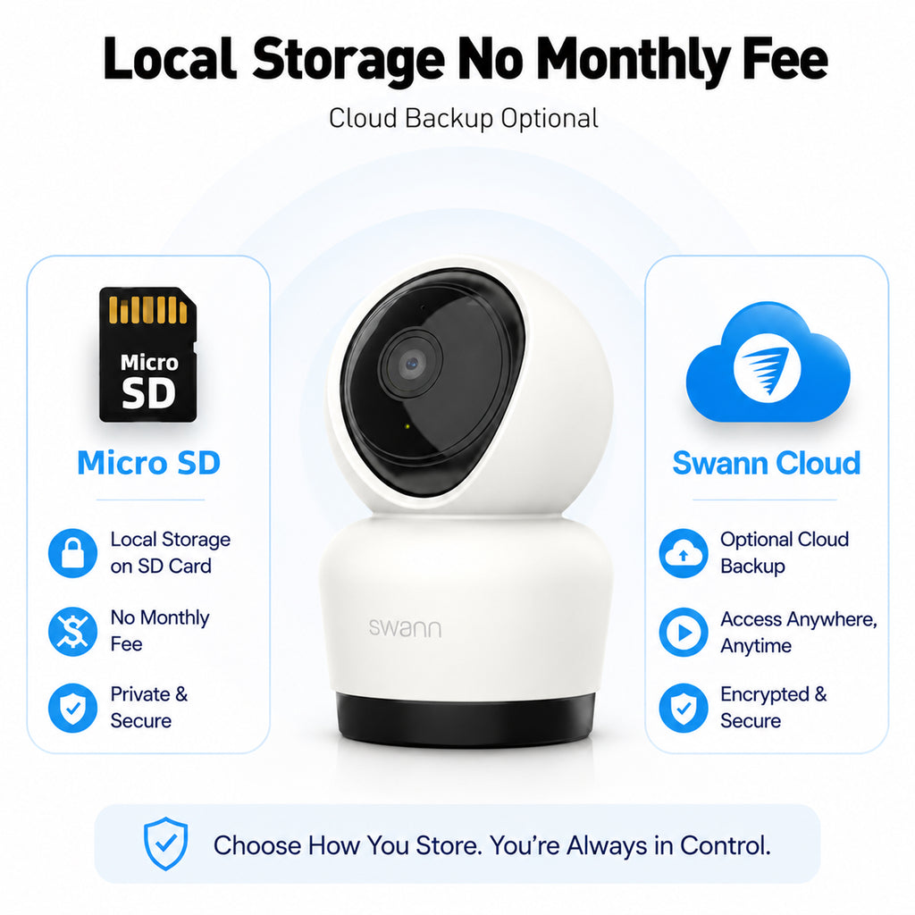 Swann EVO​3K Indoor Pan & Tilt Wi-Fi Camera​ | SWIFI-SE3KPT