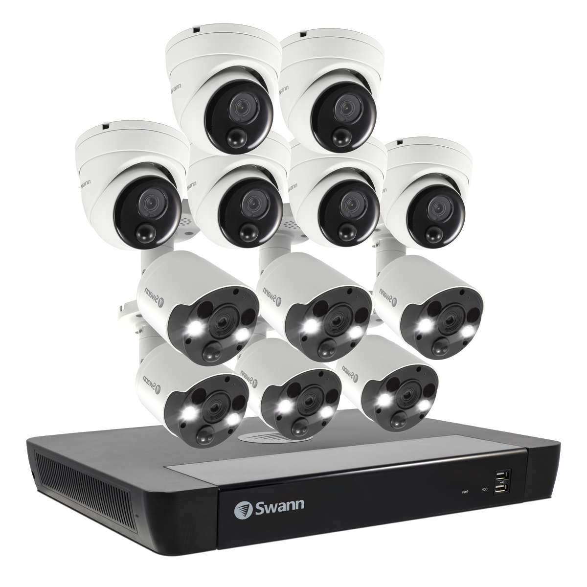 12 Camera 16 Channel 4K Ultra HD Professional NVR Security System | SONVK-1686806FB6D