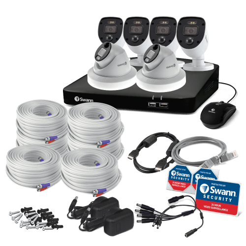 Home 6 Camera 8 Channel 1080p DVR Security System