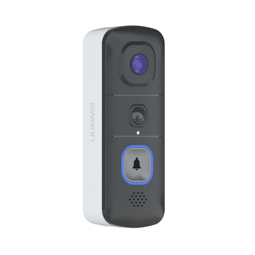 EVO Wireless Video Doorbell with SwannShield AI Voice Assistant | SWIFI-SEVDBC